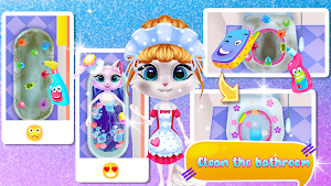 Kitty Kate - House Cleaning Screenshot 0