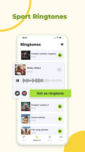 Whistle sounds & Morse Code Screenshot 3