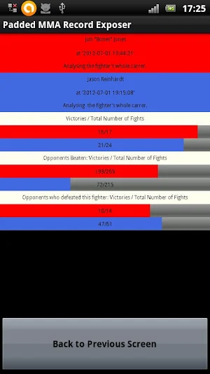 Padded MMA Record Exposer Screenshot 1