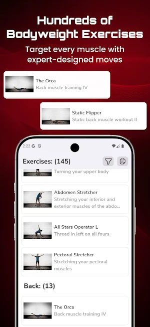 Calistix: Full Body Workouts Screenshot 2
