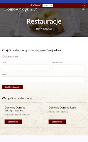 Restauracja Domowe Ognisko Screenshot 2