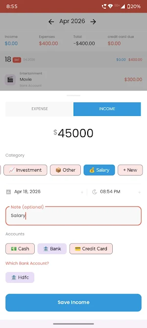 Fingram - Finance tracker Screenshot 2