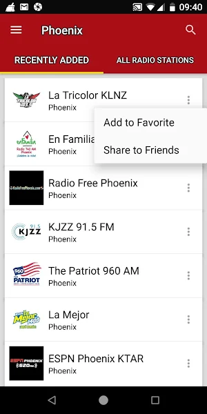 Phoenix Radio Stations - Arizona, USA Screenshot 1