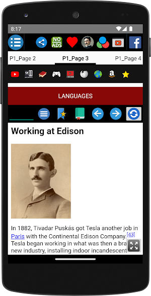 Nikola Tesla - Biography Screenshot 3