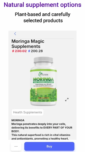 Health Supplements Shop Screenshot 2