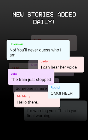 Scary Chat Stories - Hooked on Scary Text Messages Screenshot 1