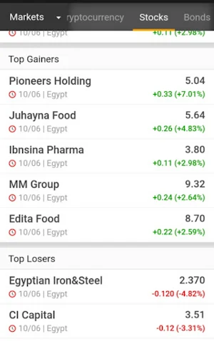 Egypt Stock Market App Screenshot 3