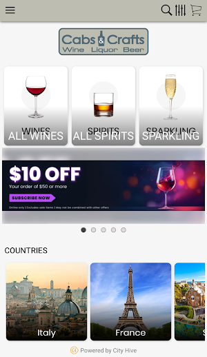 Cabs & Crafts Wine and Liquor Screenshot 2