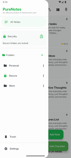 PureNotes Screenshot 3