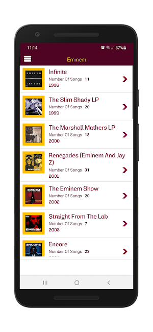 Eminem Lyrics & Wallpaper Screenshot 1