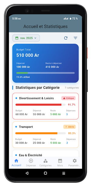 HDépenses Screenshot 0