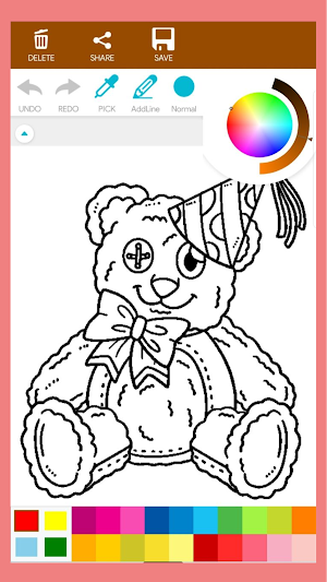 Teddy Bear Coloring Book Screenshot 1