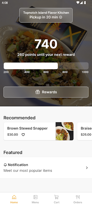 Topnotch Island Flavor Kitchen Screenshot 0