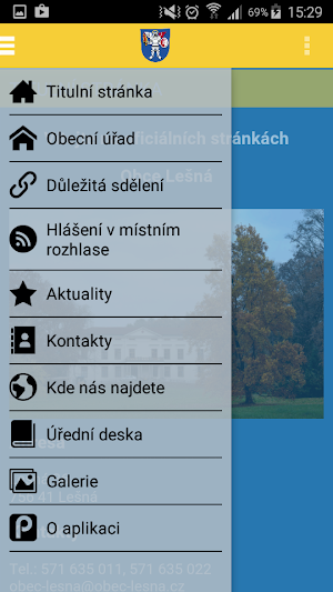 Obec Lešná Screenshot 0