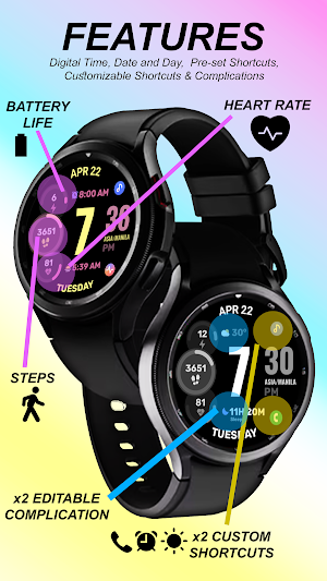 Active Wear Watchface 3 Screenshot 2