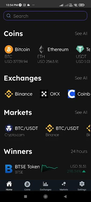 CoinData - CryptoCurrency App Screenshot 0