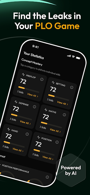 Runout PLO Trainer - Poker Ed Screenshot 1