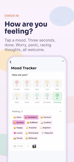 Anxiety Tracker Screenshot 1