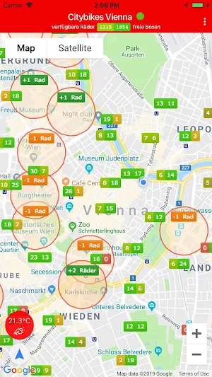 Citybikes Vienna Screenshot 3