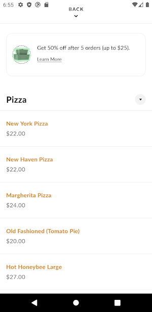 Gio's Pizza Co. Screenshot 2
