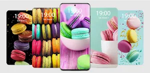 Macaron Live Wallpaper Paralla Screenshot 0