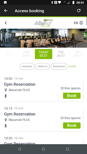 Fitness Time Connect Screenshot 1