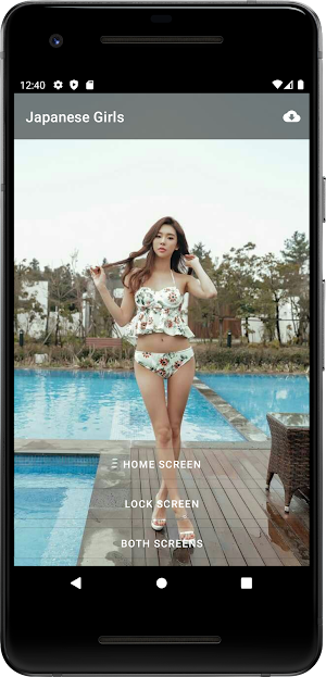 Sexy Japanese Girls Wallpaper Screenshot 1