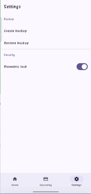 Pocket Planner Screenshot 2