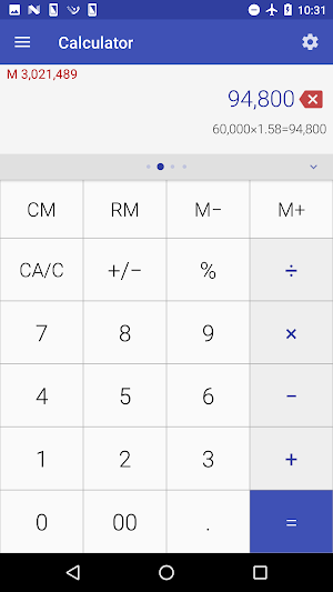 Calculator Screenshot 1