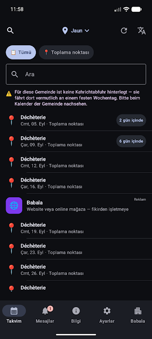 Abfall CH Screenshot 1