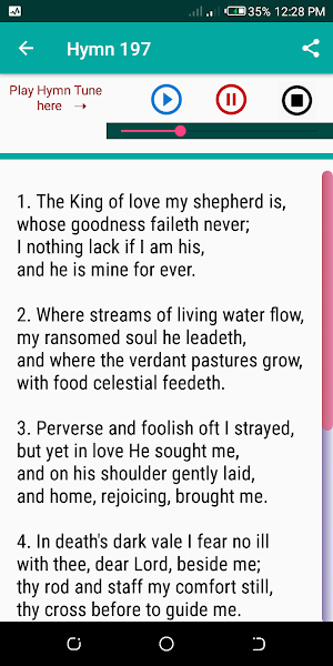 Anglican Hymnal Ancient & Modern Audio offline Screenshot 3