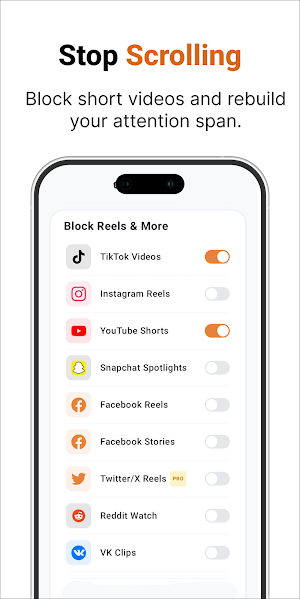 Be Focused: App, Site Blocker Screenshot 2