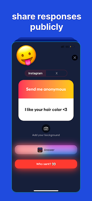 tbt: get anonymous questions Screenshot 2