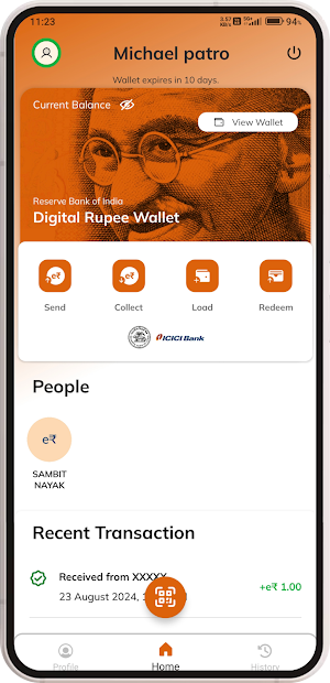 ICICI Bank e-Rupee Global Screenshot 2