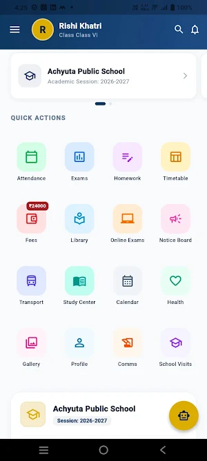A.M.P.S Parent App Screenshot 1