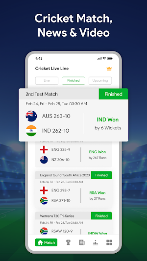 Live Cricket TV HD Streaming Screenshot 0