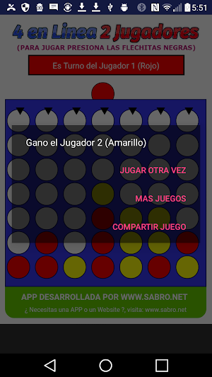 4 en Linea 2 Jugadores Screenshot 2