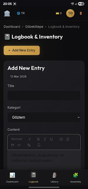 ArchaeoHub Screenshot 1