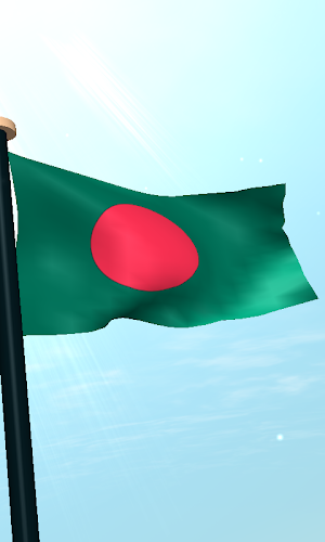 Bangladesh Flag 3D Free Screenshot 3