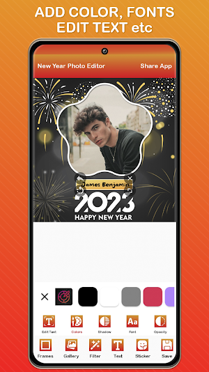 Happy Year Photo Frame 2024 Screenshot 3