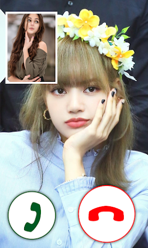 Lisa Blackpink video call Screenshot 0