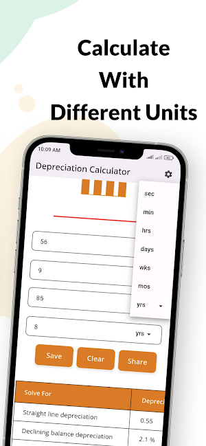 Depreciation Calculator Screenshot 2