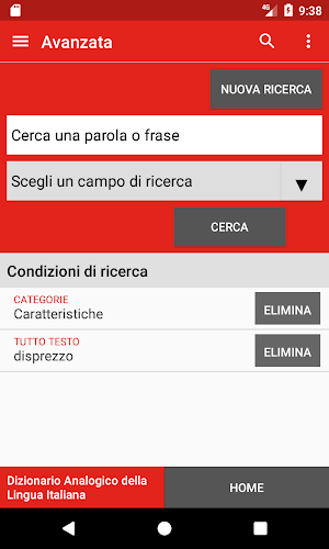 Dizionario Analogico Screenshot 3