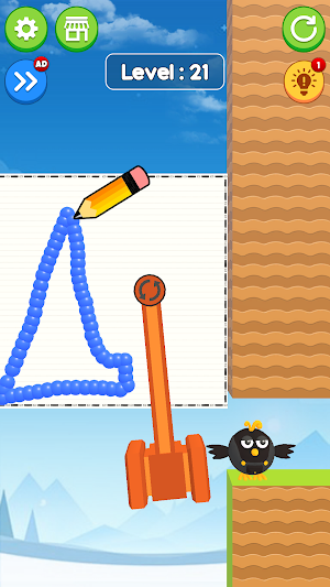Draw & Crush: Smash Logic Game Screenshot 1