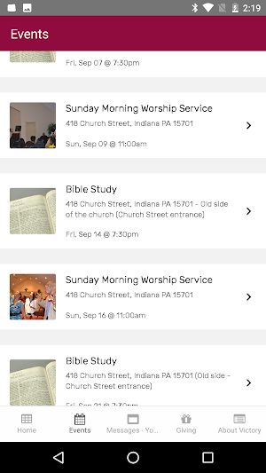 Victory Christian Assembly Screenshot 1