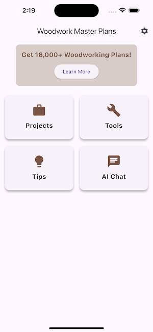 WoodWorking Plans AI Screenshot 2