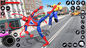 Spider Fighter Rope Hero City Screenshot 0