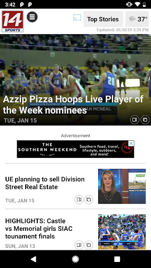 14 Sports WFIE Screenshot 1