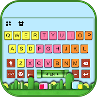 Colorful Keyboard Background