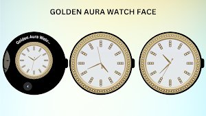Golden Aura Watch Face Screenshot 2